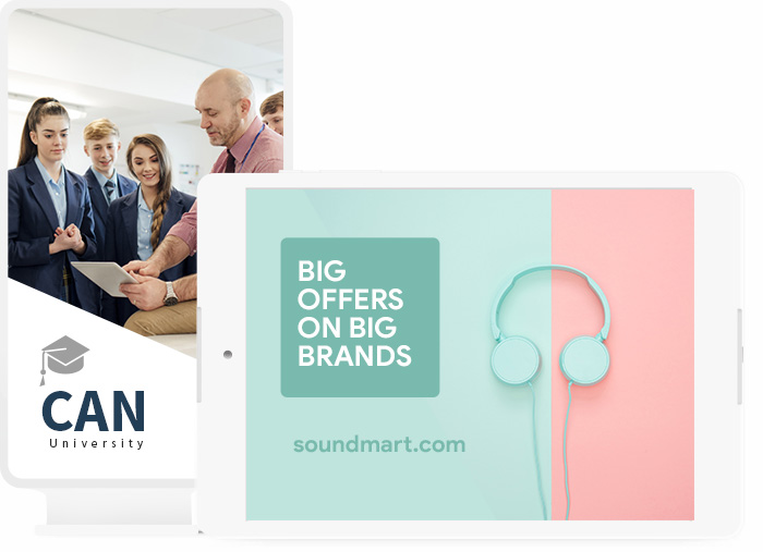 Simple digital signage software