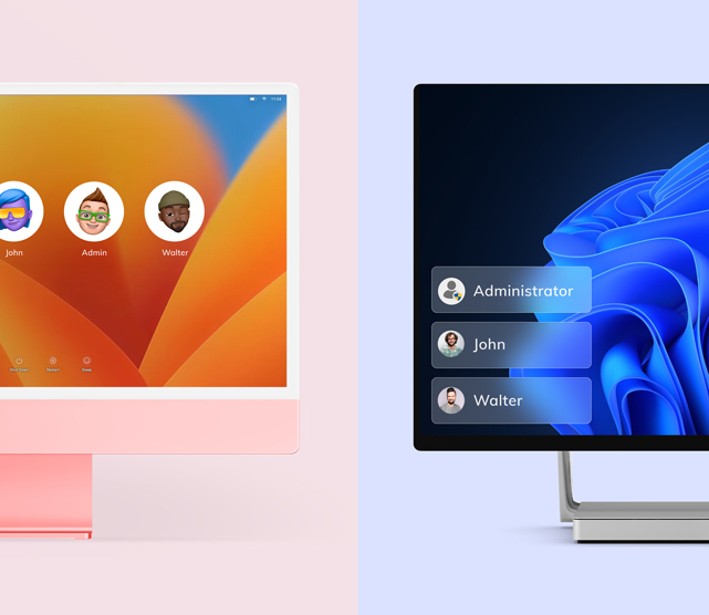Local user management on Windows and Mac devices